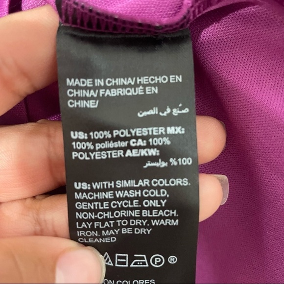 White House Black Market Purple Leopard Top NWT​​​ - Picture 8 of 8